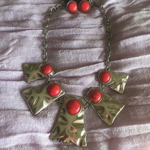Red Stone Bauble Set
